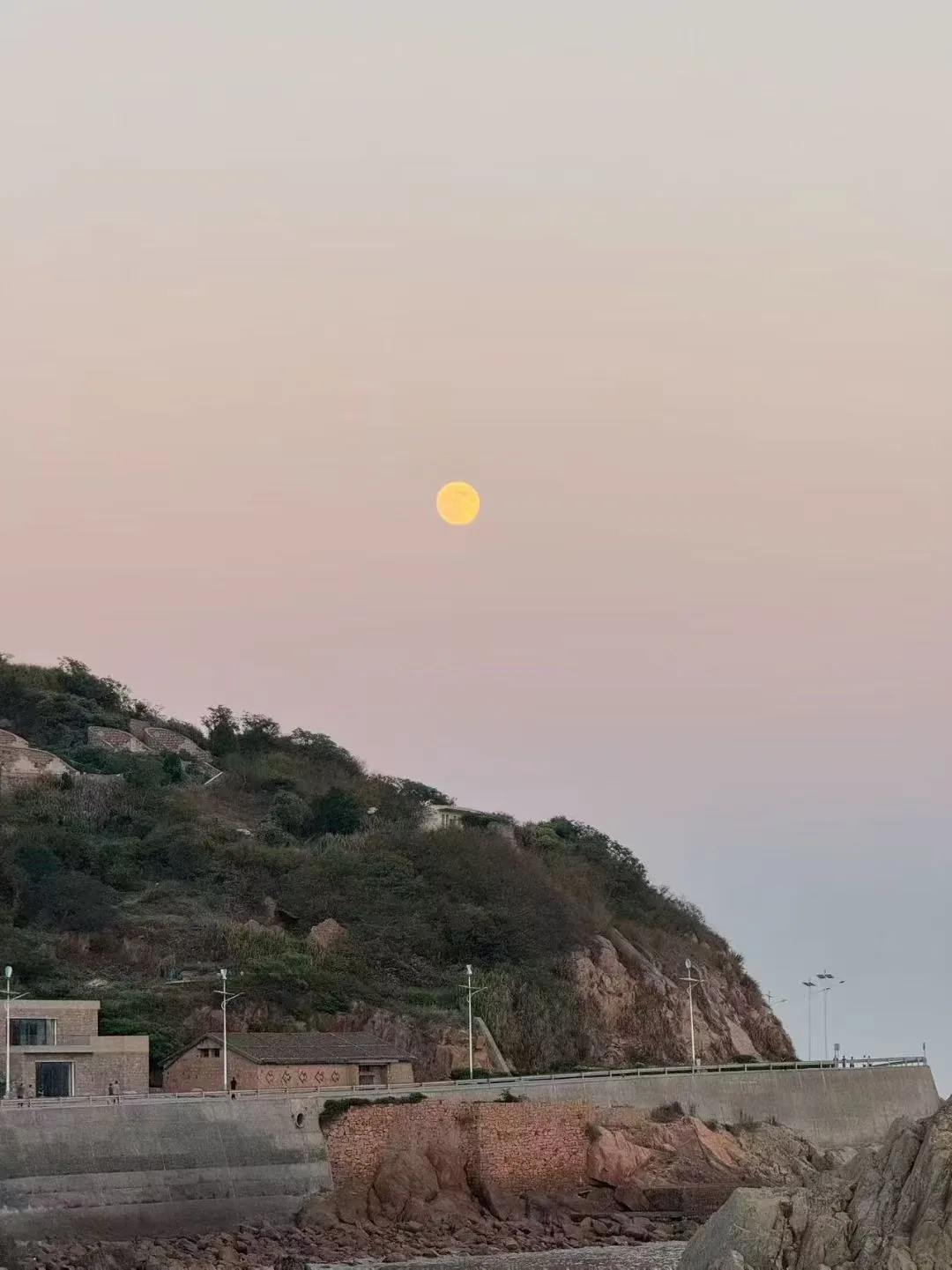 Moonrise over the Island